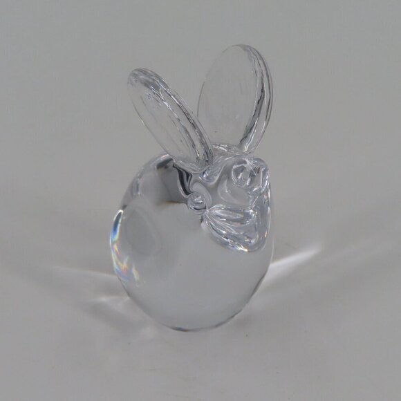 Maleras Clear Crystal Glass Mouse Figurine Statue 2.5in Signed Base Freestanding - Picture 7 of 12